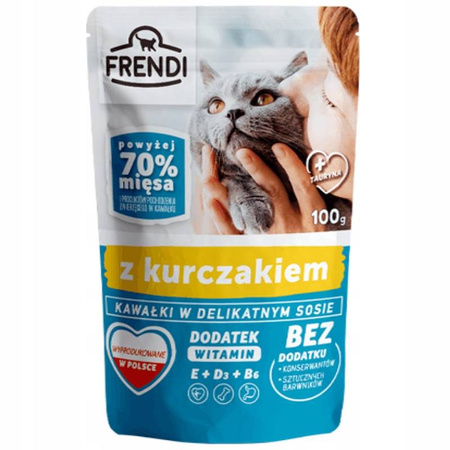 Κομμάτια Frendi σε λεπτή σάλτσα με κοτόπουλο 100g